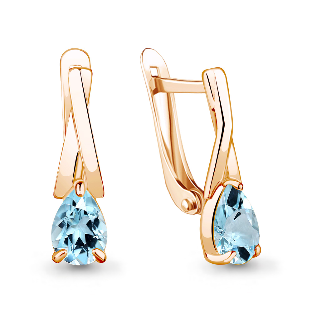 

Серьги из серебра с топазом Aquamarine Aquamarine 4782402_925_з, 4782402_925_з