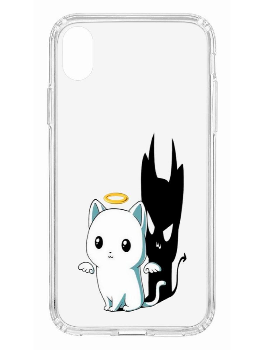 фото Чехол на iphone xr kruche print angel demon кruче