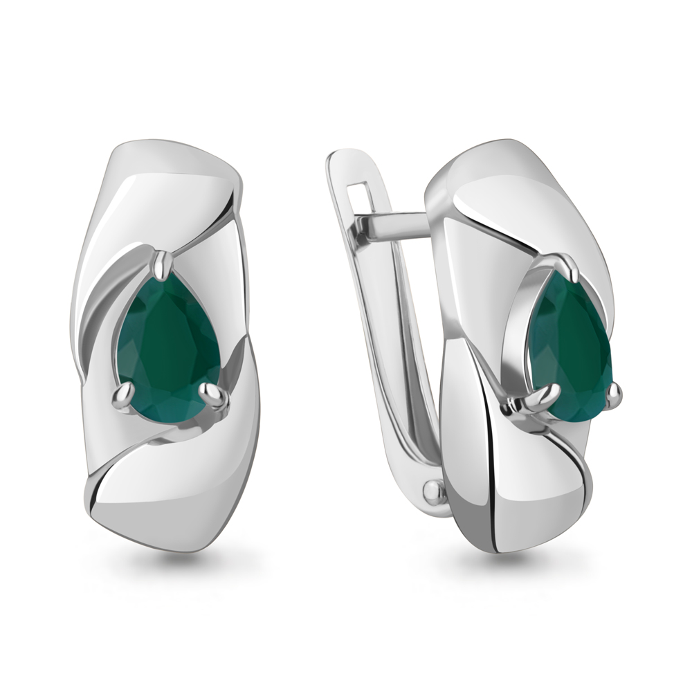 

Серьги из серебра с агатом Aquamarine Aquamarine 4782009_925_р, 4782009_925_р