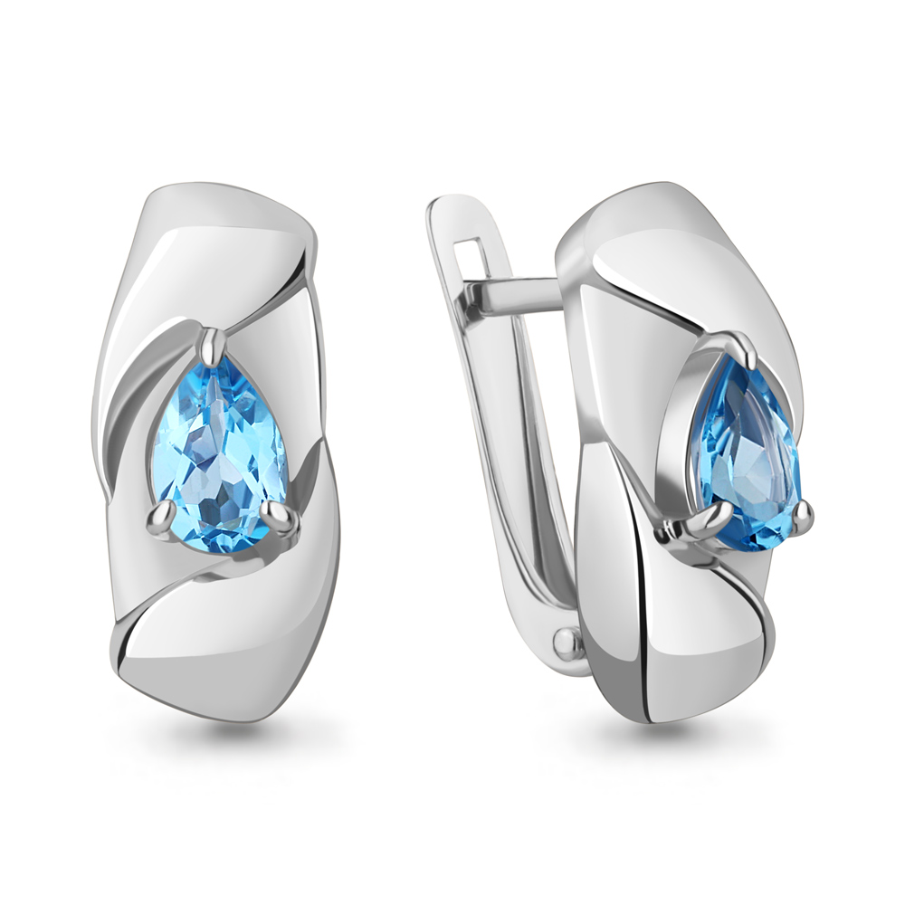 

Серьги из серебра с топазом Aquamarine Aquamarine 4782005_925_р, 4782005_925_р