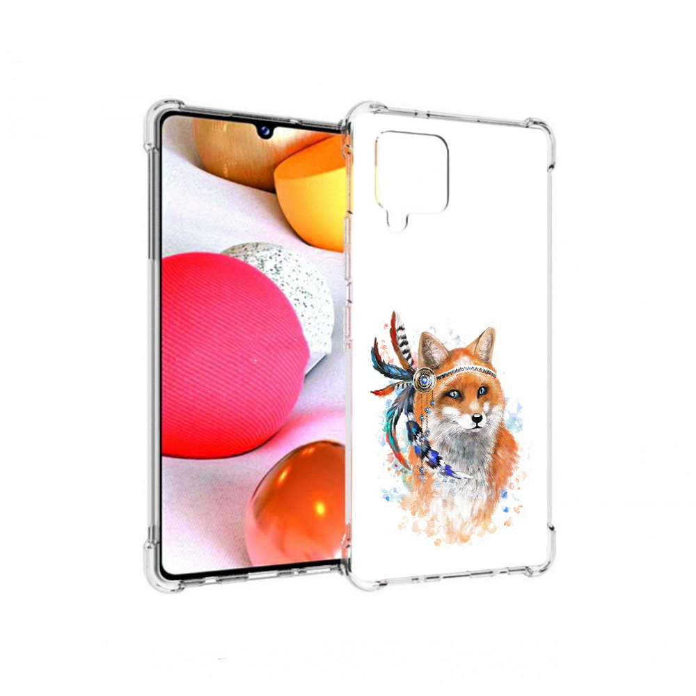 

Чехол MyPads Tocco для Samsung Galaxy A42 инду лиса (PT226910.539.377), Прозрачный, Tocco