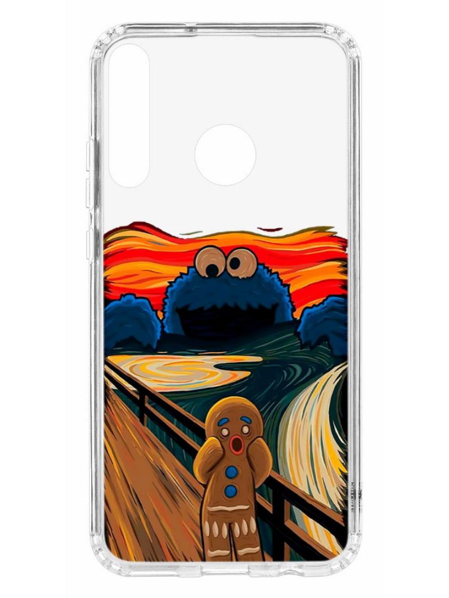 

Чехол на Huawei P40 Lite E Kruche Print Cookie Scream