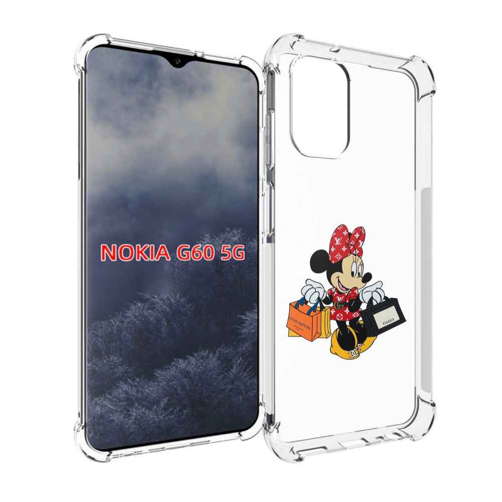 

Чехол MyPads модная-девочка-из-микки-мауса женский для Nokia G60 5G, Прозрачный, Tocco