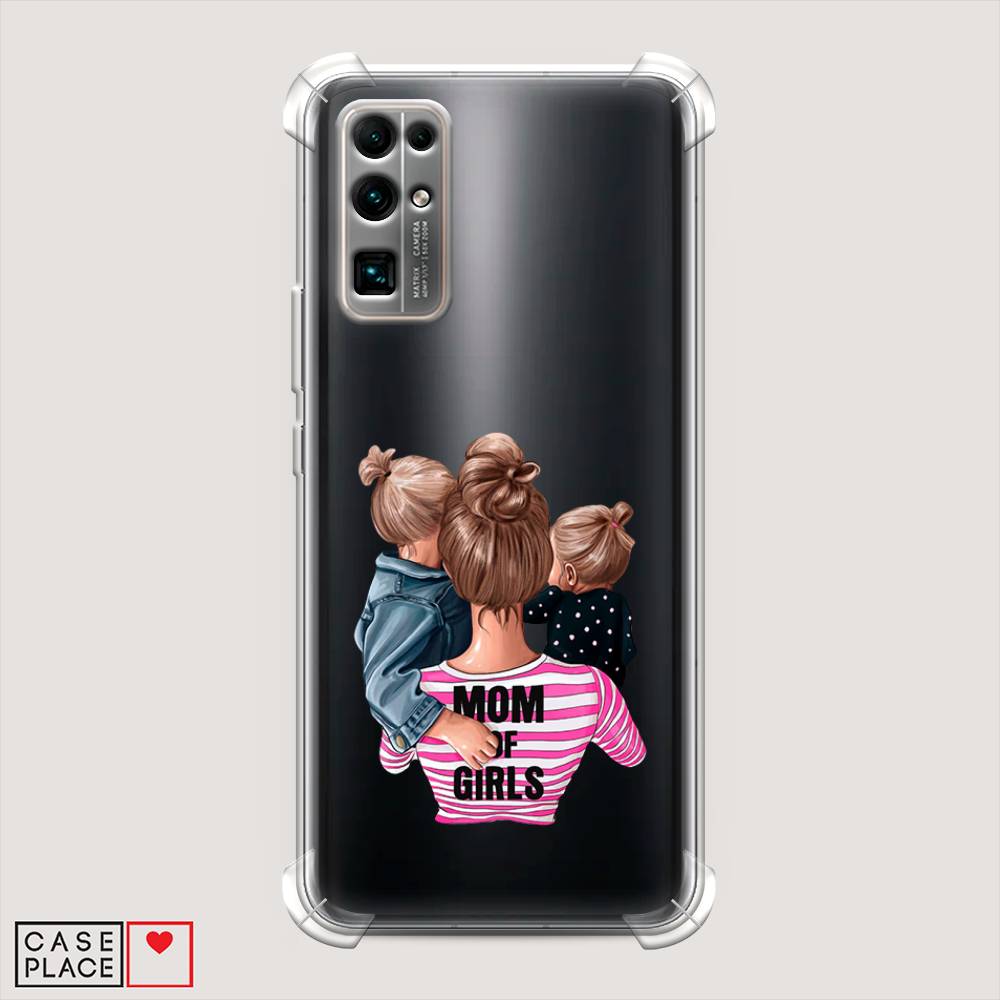 

Чехол Awog на Honor 30 "Mom of Girls", Синий;розовый;черный, 612151-1
