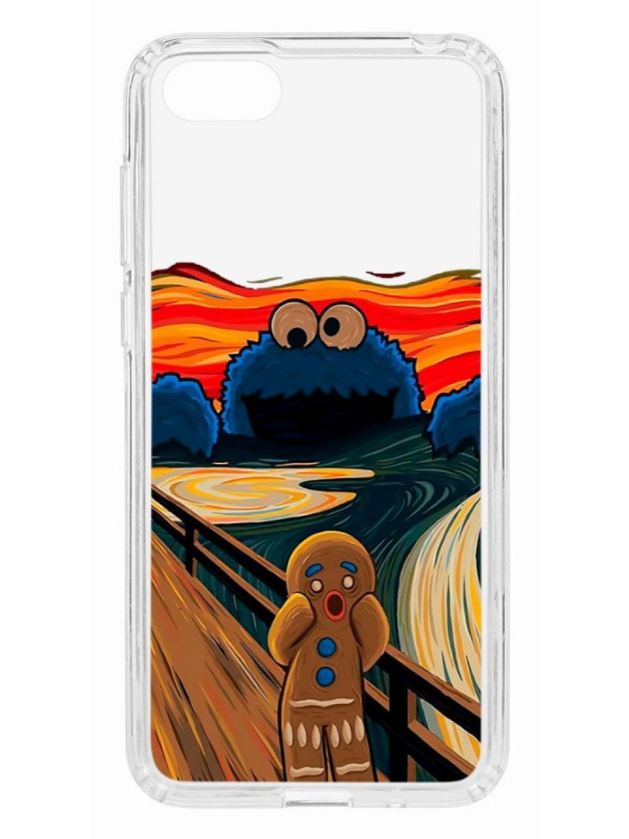 

Чехол на Huawei Honor 7A Kruche Print Cookie Scream