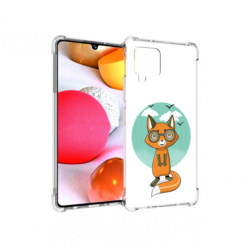 

Чехол MyPads Tocco для Samsung Galaxy A42 задумчивая лиса (PT226910.539.348), Прозрачный, Tocco