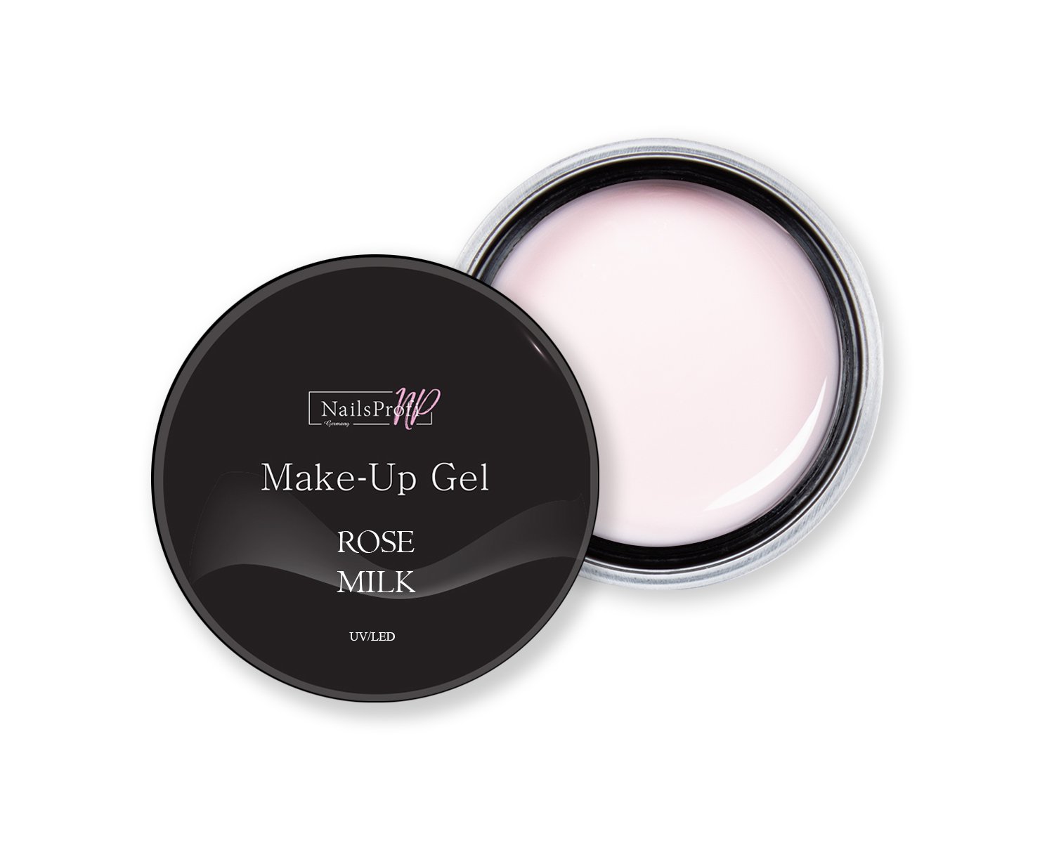 

Гель для маникюра ногтей NailsProfi Make-Up Gel Rose Milk - 15 гр, Make-Up Gel Rose Milk