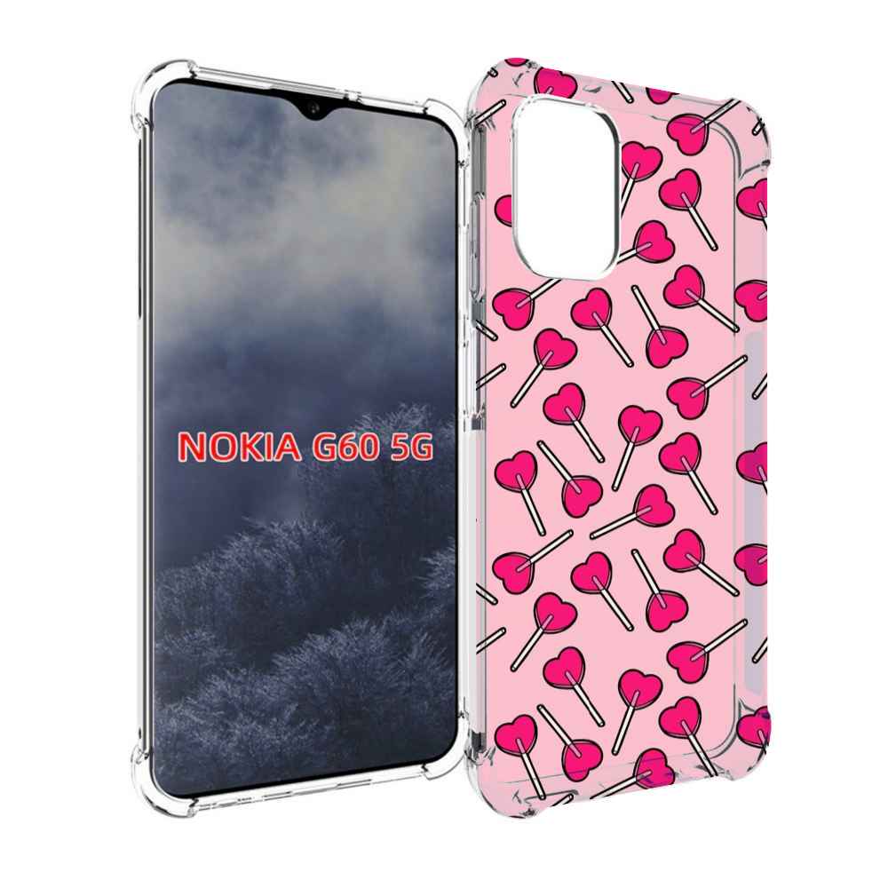 

Чехол MyPads много лединцов для Nokia G60 5G, Прозрачный, Tocco