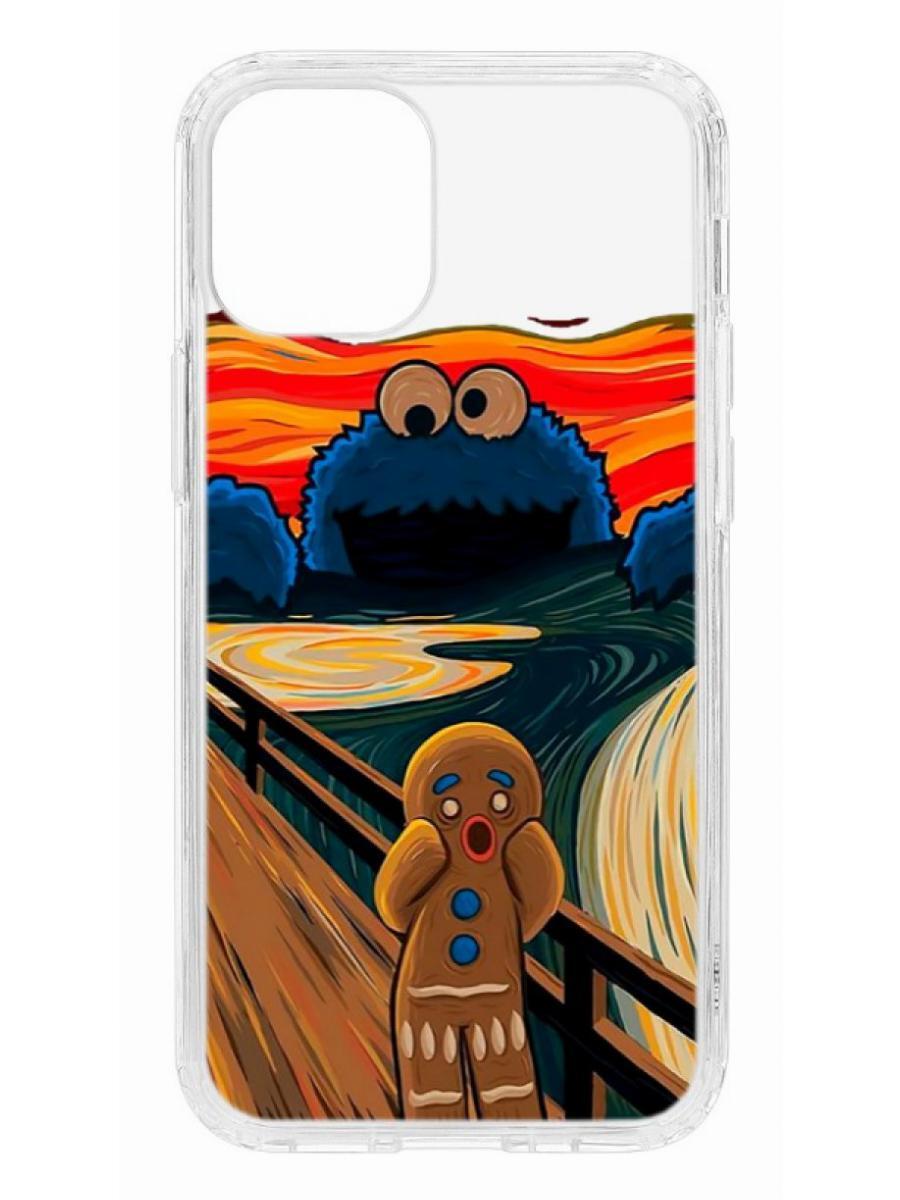 фото Чехол на apple iphone 12 mini kruche print cookie scream кruче