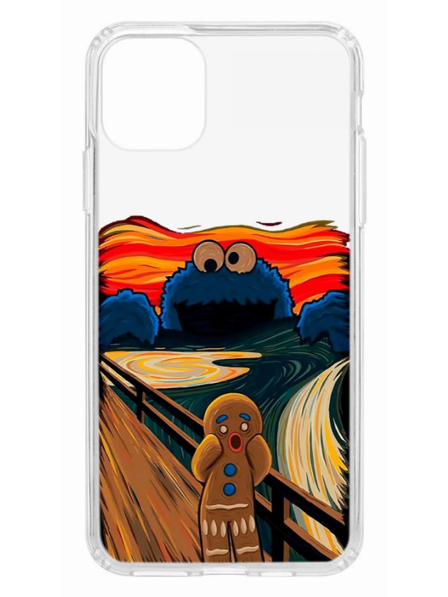 фото Чехол на apple iphone 11 pro max kruche print cookie scream кruче