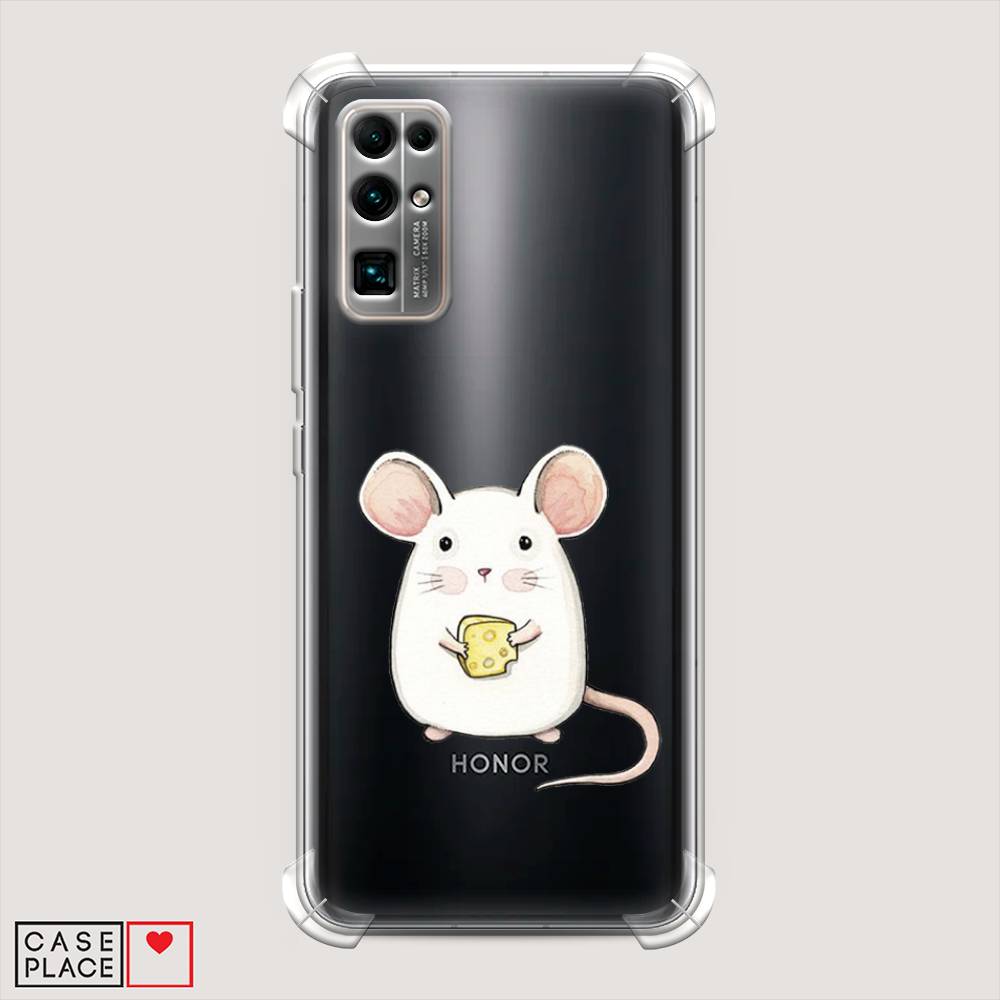 

Чехол Awog на Honor 30 "Мышка", Белый;розовый;прозрачный, 612151-1