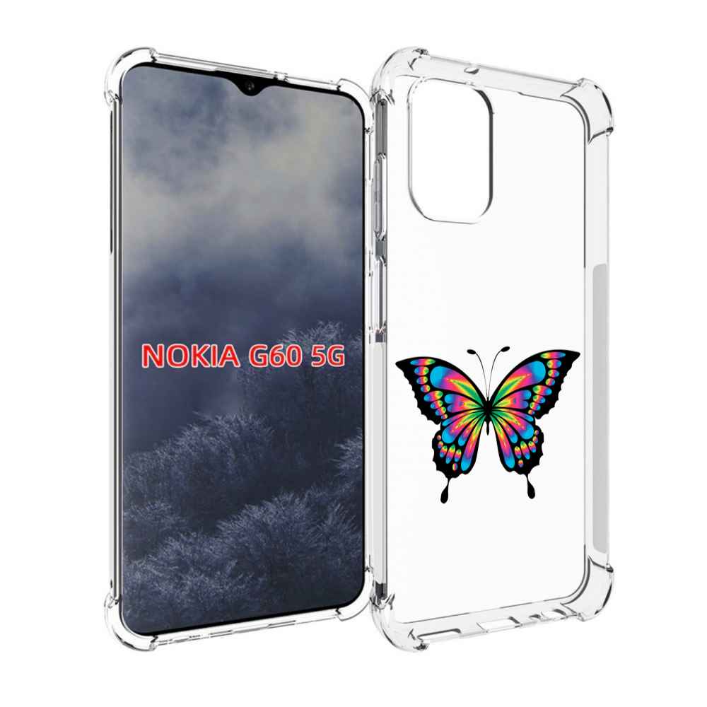 

Чехол MyPads мини-бабочка для Nokia G60 5G, Прозрачный, Tocco