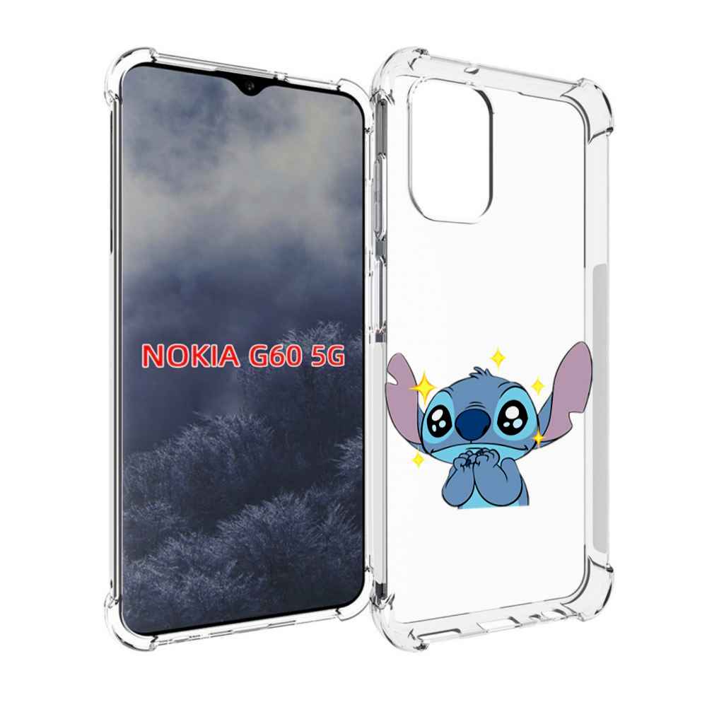 

Чехол MyPads милый-стич детский для Nokia G60 5G, Прозрачный, Tocco