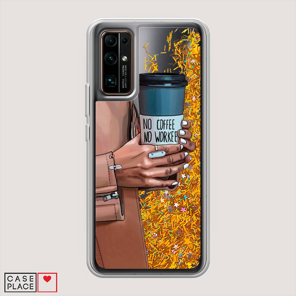 

Чехол Awog на Honor 30 "No coffee", Коричневый;серый, 612190-1
