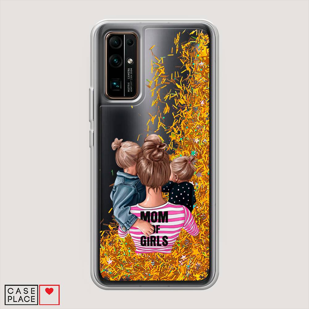 

Чехол Awog на Honor 30 "Mom of Girls", Синий;розовый;черный, 612190-1