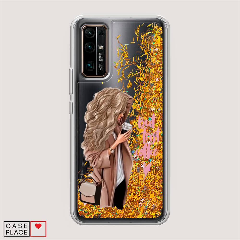 

Чехол Awog "Девушка с кофе" для Honor 30
