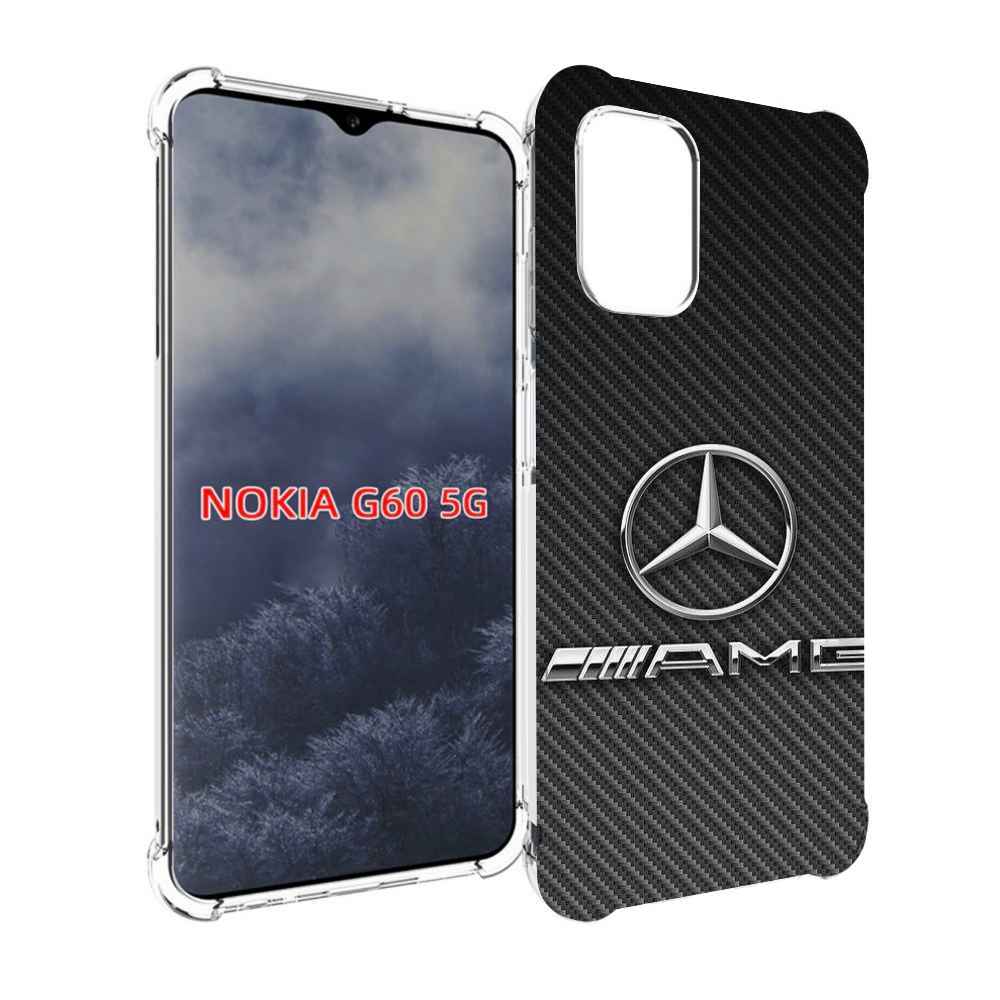 

Чехол MyPads мерседес амг мужской для Nokia G60 5G, Прозрачный, Tocco
