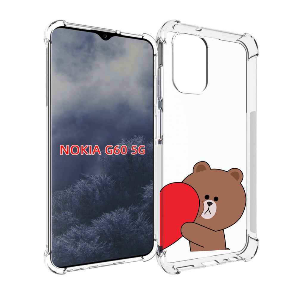 

Чехол MyPads медвежонок детский для Nokia G60 5G, Прозрачный, Tocco