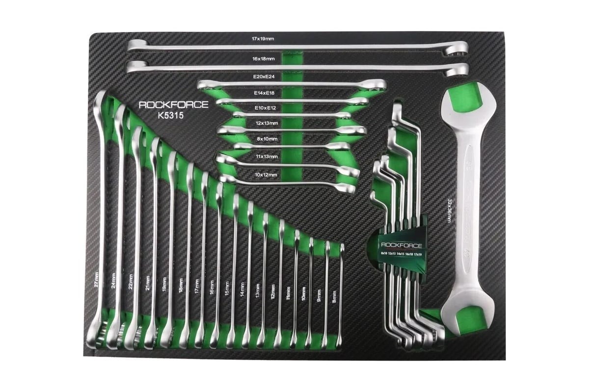 

Набор Ключей Rf-K5315 (Комбинированные:8-27Мм,Накидные Удл.-Е:6-19Мм,Накидные:8-19Мм,Разр.