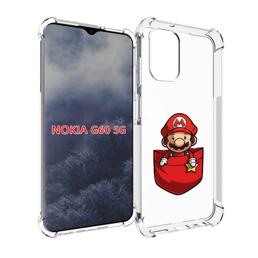 

Чехол MyPads марио в кармашке детский для Nokia G60 5G, Прозрачный, Tocco
