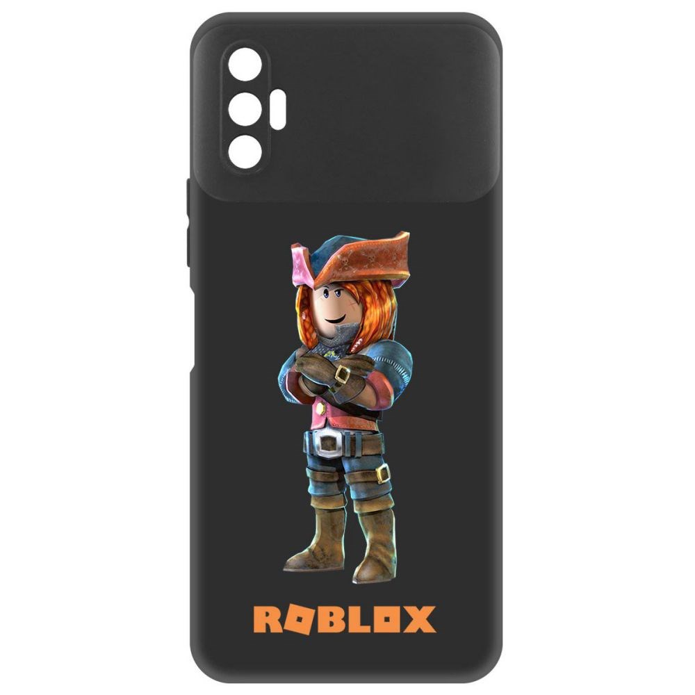 

Чехол-накладка Софт Roblox-Эзебель для TECNO Spark 8P, Черный