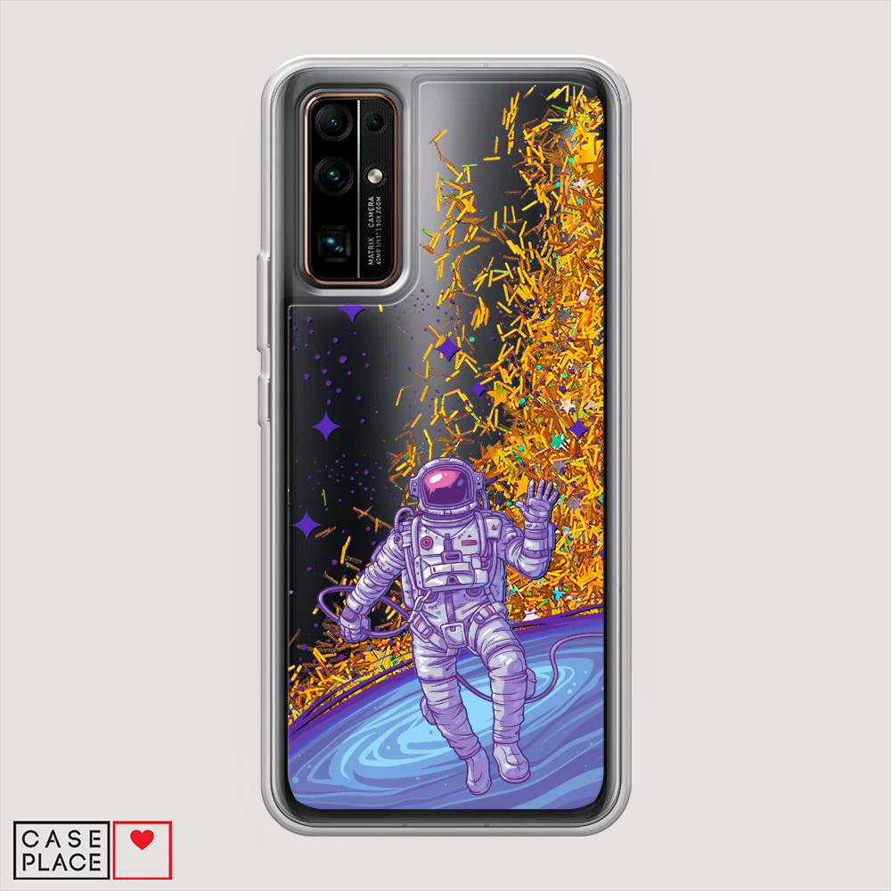 

Чехол Awog на Honor 30 "Космонавт в открытом космосе", Синий, 612190-1