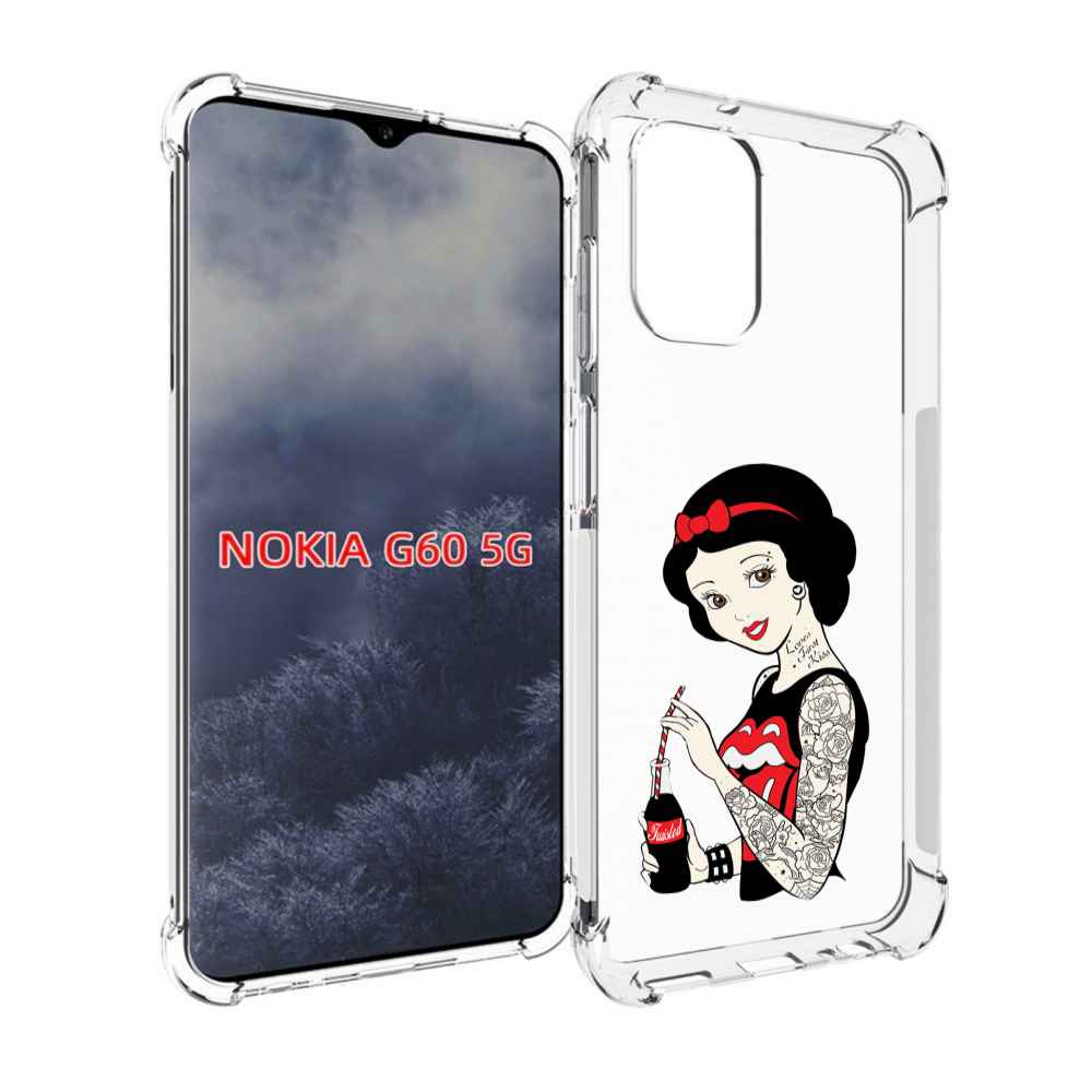 

Чехол MyPads любительница-колы женский для Nokia G60 5G, Прозрачный, Tocco