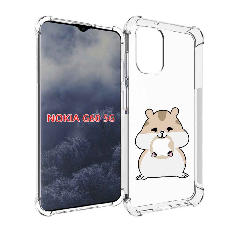 

Чехол MyPads любитель-яблок детский для Nokia G60 5G, Прозрачный, Tocco