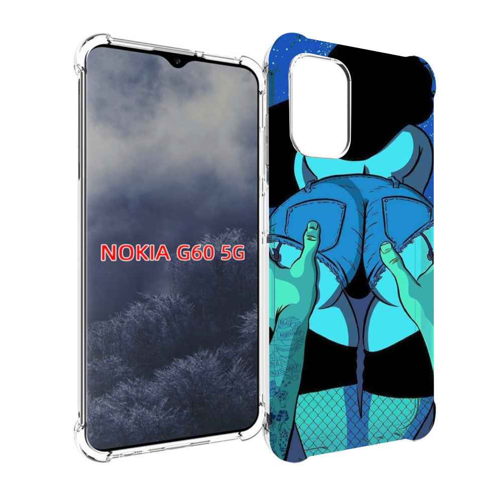 

Чехол MyPads любитель потрогать для Nokia G60 5G, Прозрачный, Tocco