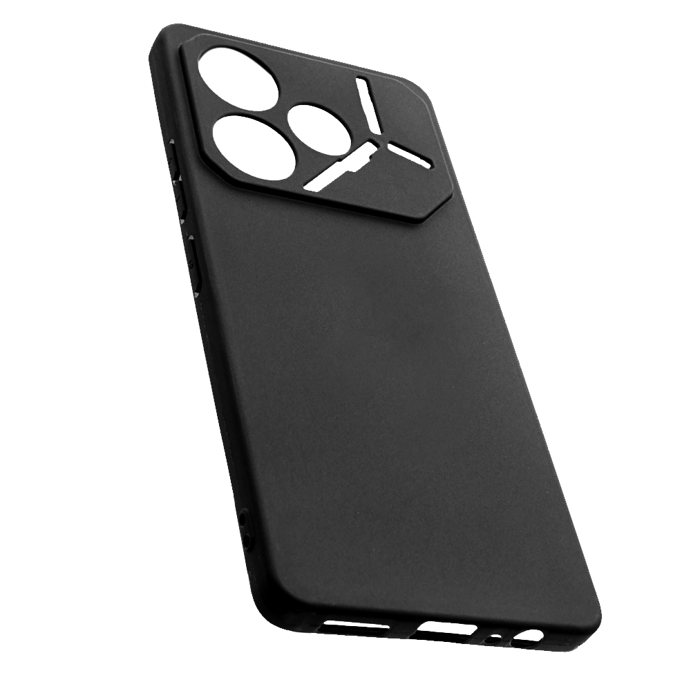 

Силиконовый чехол TPU Case матовый для Tecno Pova 6/Pova 6 Pro черный