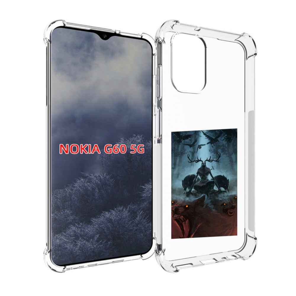 

Чехол MyPads лось демон для Nokia G60 5G, Прозрачный, Tocco