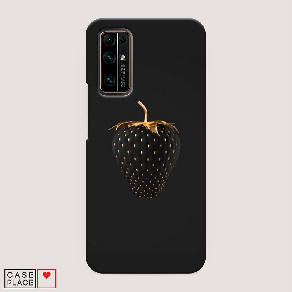 

Чехол Awog "Черно-золотая клубника" для Honor 30