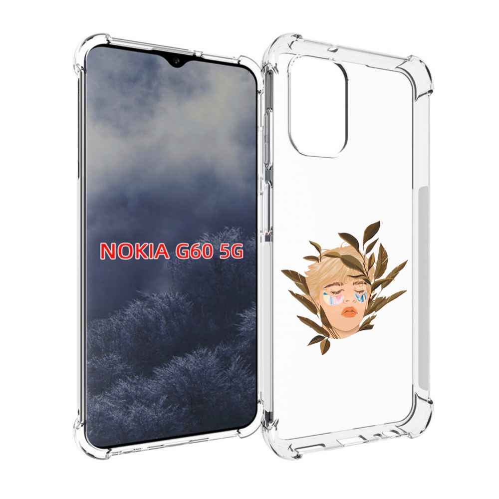 

Чехол MyPads лицо-с-патчами для Nokia G60 5G, Прозрачный, Tocco