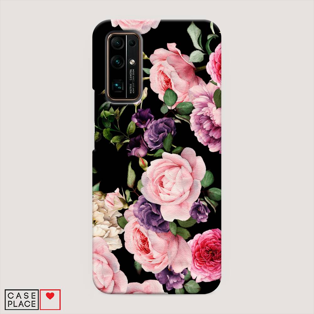 

Чехол Awog "Пионы на черном" для Honor 30