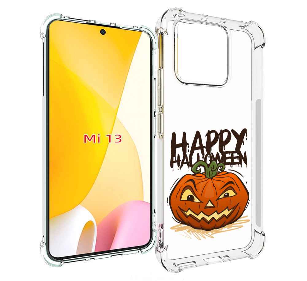 

Чехол MyPads Хэллоуин счастливый для Xiaomi 13, Прозрачный, Tocco