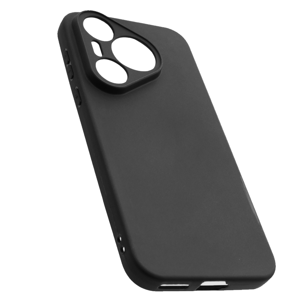 

Силиконовый чехол TPU Case матовый для Huawei Pura 70 черный