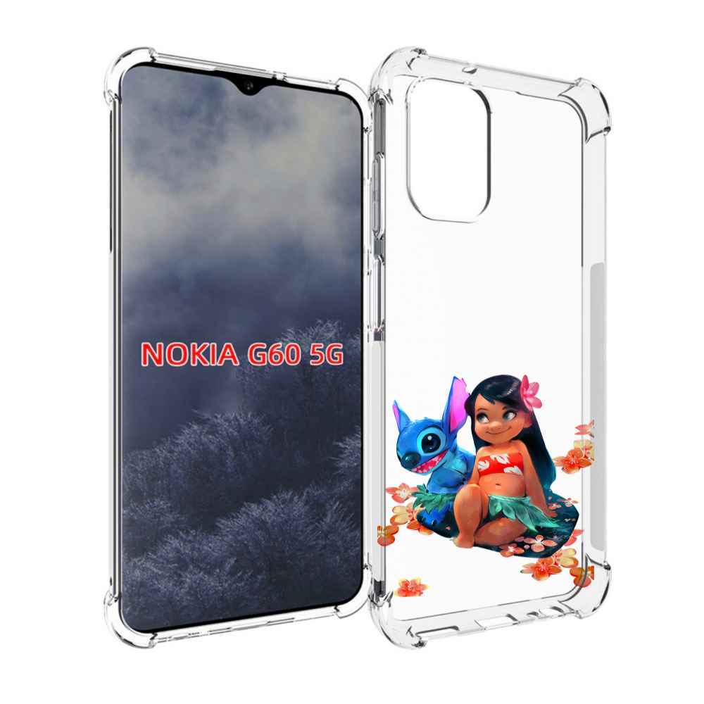 

Чехол MyPads лила-и-стич детский для Nokia G60 5G, Прозрачный, Tocco