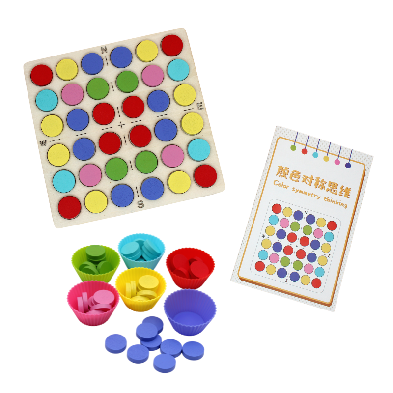 

Развивающая игра симметрия color symmetry thinking 555509