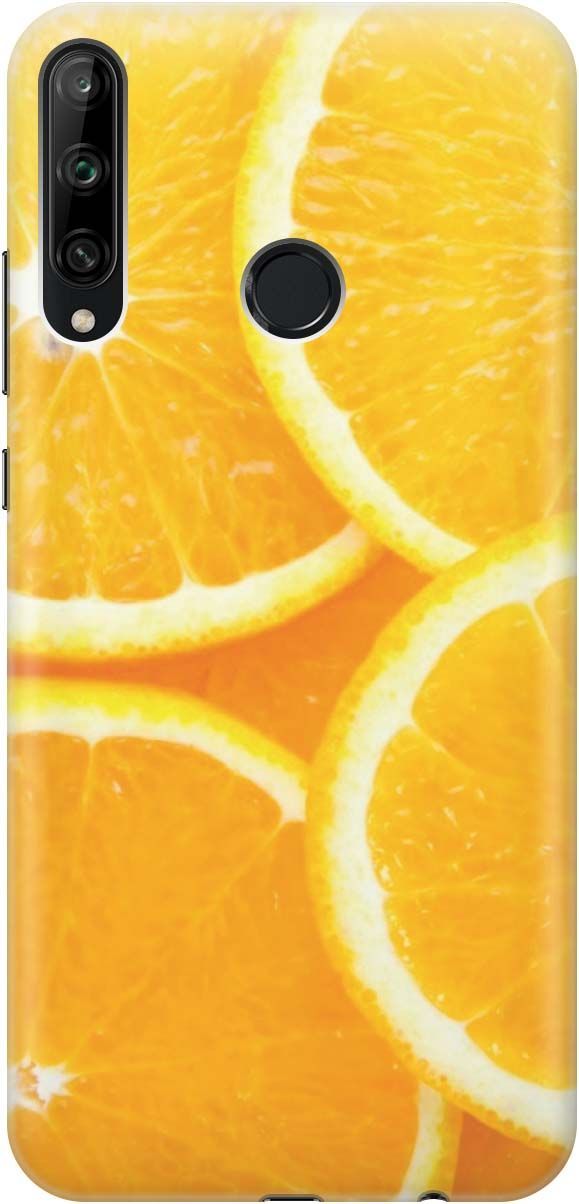 

Чехол на Honor 9C/Huawei P40 Lite E с принтом "Апельсины", Оранжевый, 357