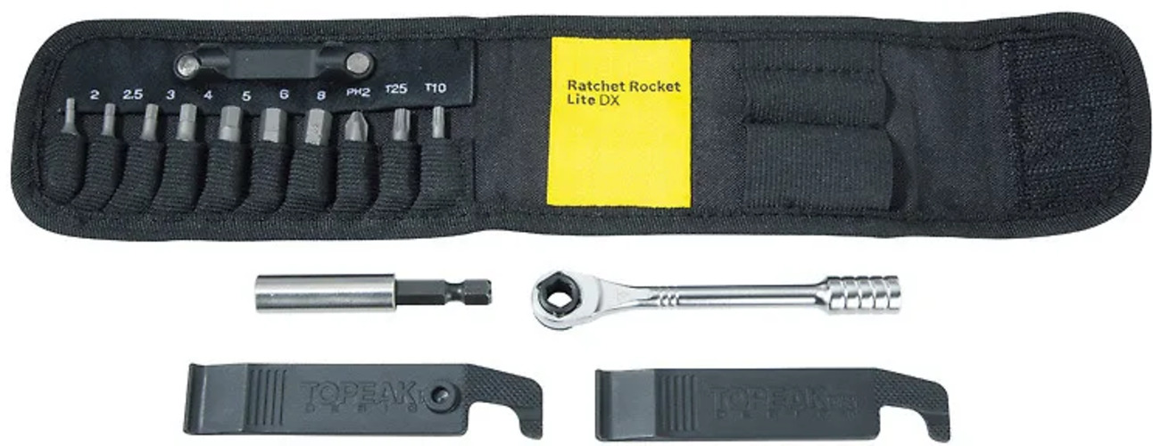 

Набор велосипедных инструментов Topeak Ratchet Rocket Lite DX, Черный, 883466010017
