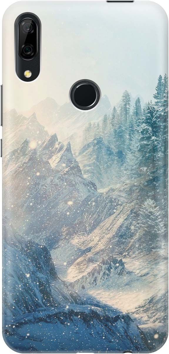 

Чехол на Honor 9X/9X Premium/Huawei P Smart Z/Y9 Prime (2019) "Снежные горы и лес", 348
