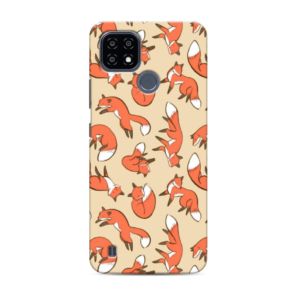 

Чехол Awog "Лисички фон" для Realme C25Y, 2510920-2