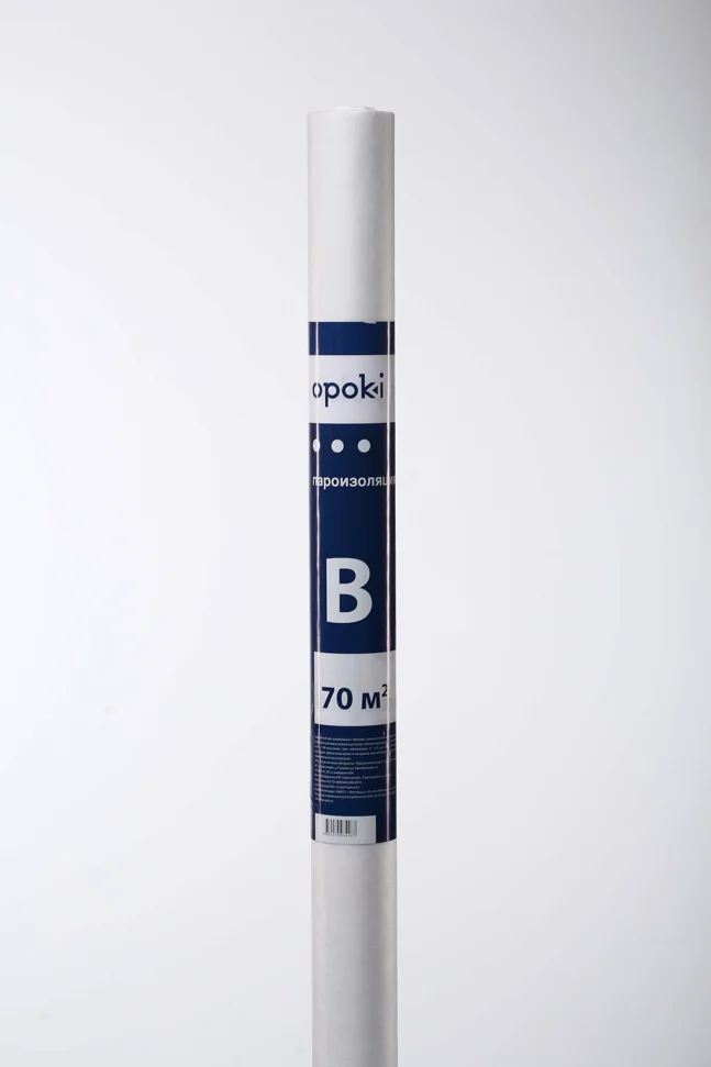 

Пленка OPOKI B (70м2) пароизоляция ширина 1,6м, плотность 35 г/м2