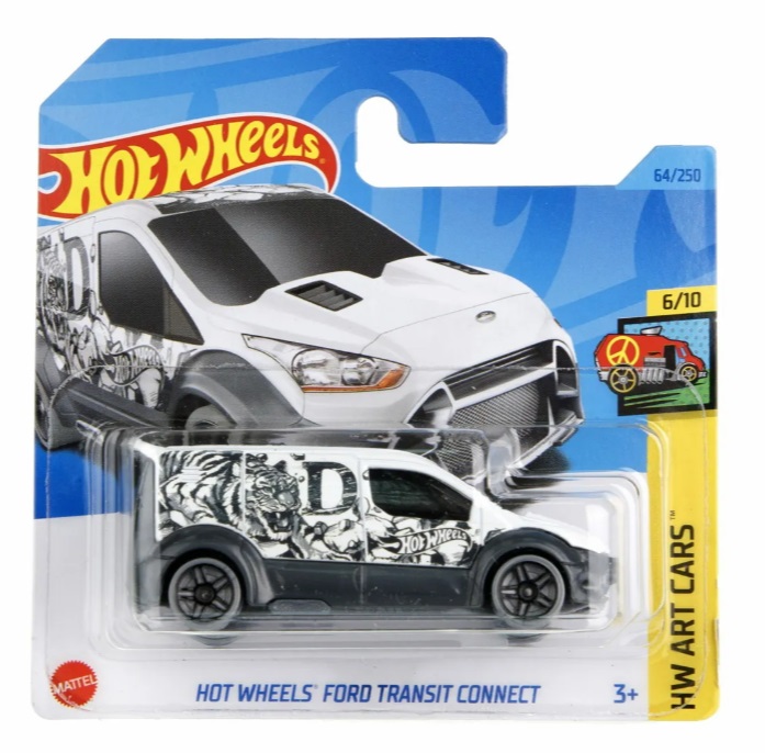 Машинка базовой коллекции Hot Wheels HOT WHEELS FORD TRANSIT CONNECT белая 5785HKH50