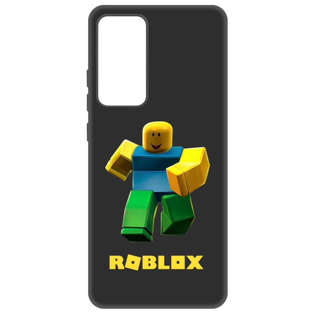 

Чехол-накладка Софт Roblox-Классический Нуб для Xiaomi 12X, Черный