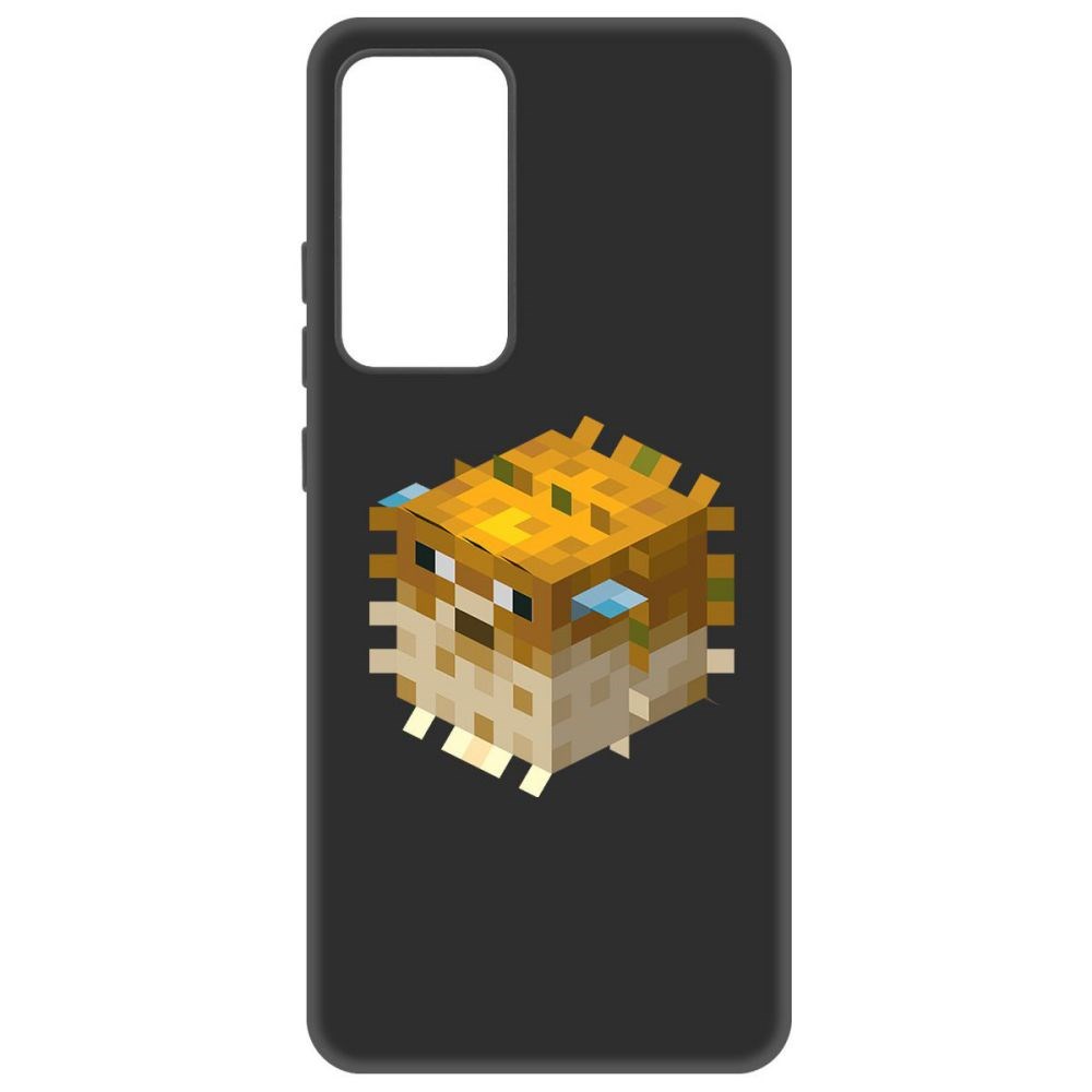 

Чехол-накладка Софт Minecraft-Иглобрюх для Xiaomi 12X, Черный