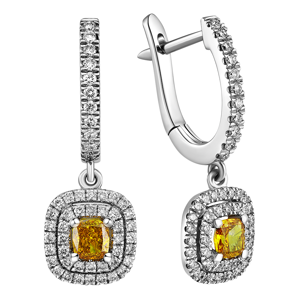 

Серьги из белого золота с бриллиантом выращенным IQ Diamonds 906-E5W-CU55FVYVSSI-VK, 906-E5W-CU55FVYVSSI-VK