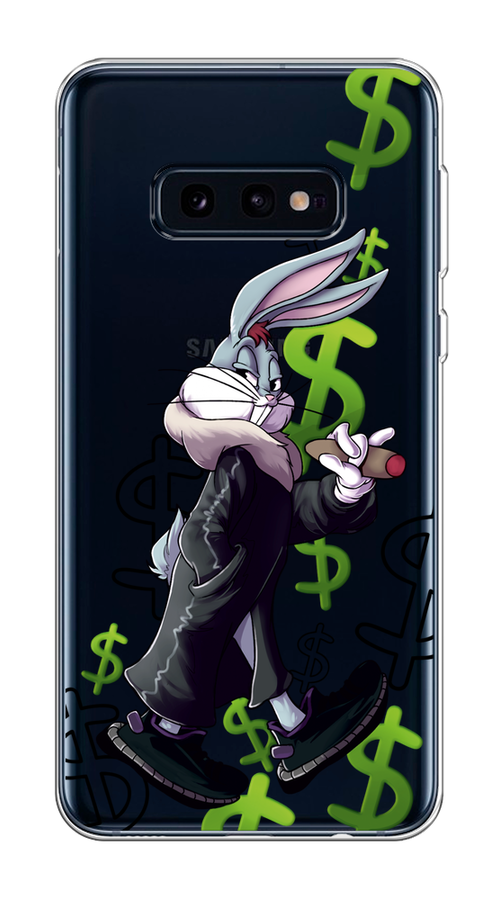 

Чехол на Samsung Galaxy S10E "Rich Bugs Bunny", Зеленый;черный;голубой, 27250-6