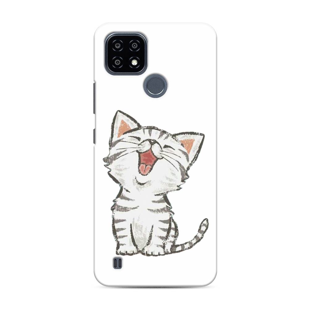 

Чехол Awog "Котенок рисованный" для Realme C25Y, 2510920-1
