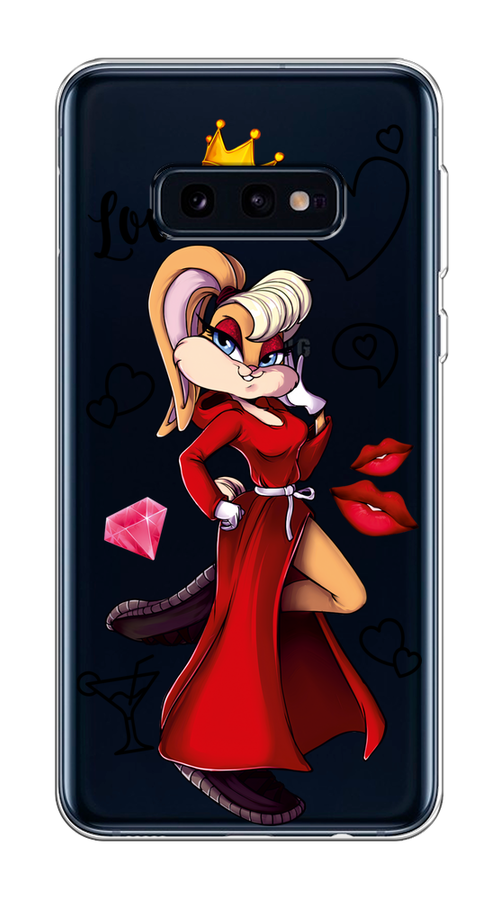 

Чехол на Samsung Galaxy S10E "Rich Lola Bunny", Красный;бежевый;оранжевый, 27250-6